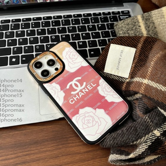 Trendy Branded Phone Cases for iPhone 16/15/14/13/12/11 Pro Max/Plus - Shockproof Phone Covers